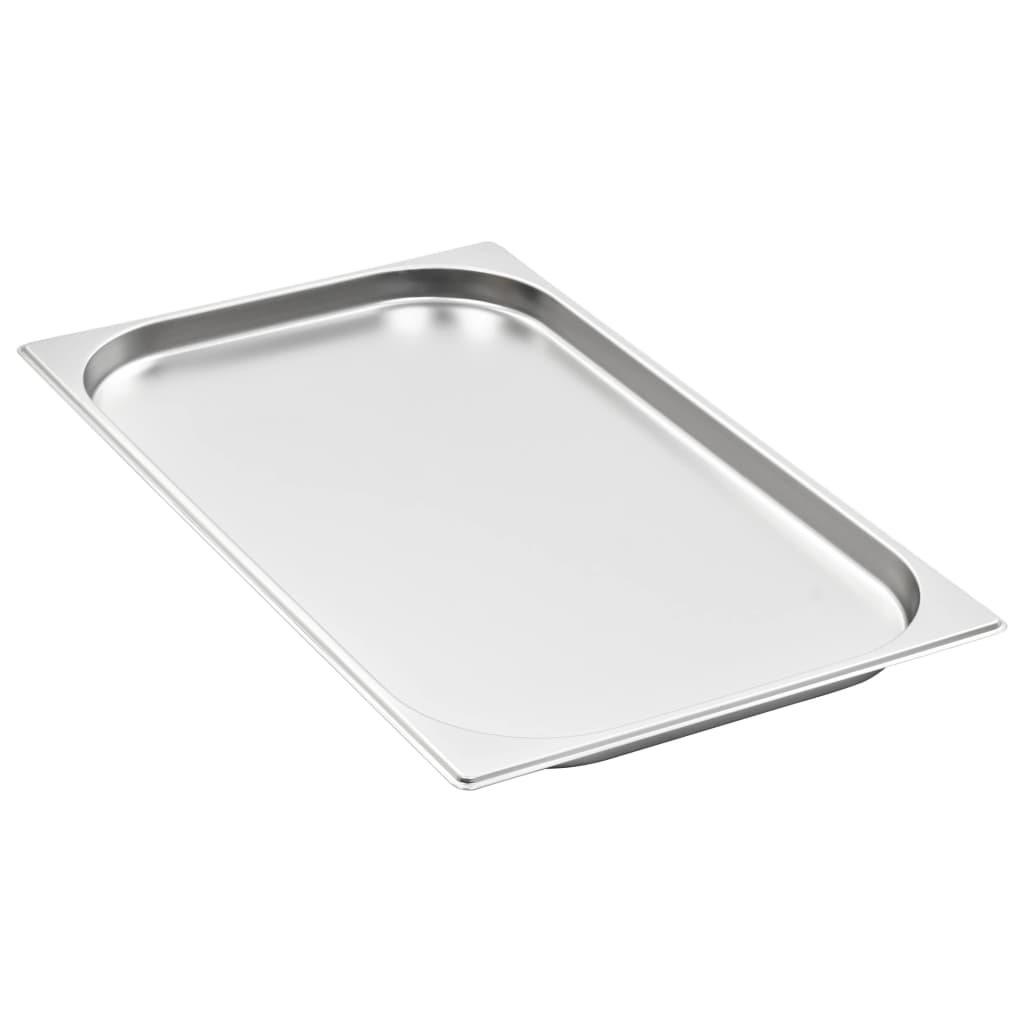 Gastronormbakken 4 st GN 1/1 20 mm roestvrij staal