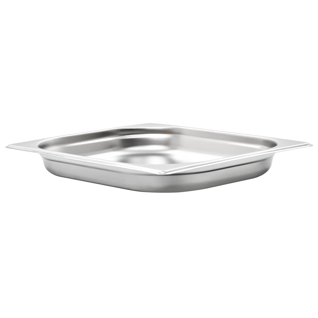 Gastronormbakken 8 st GN 1/2 40 mm roestvrij staal