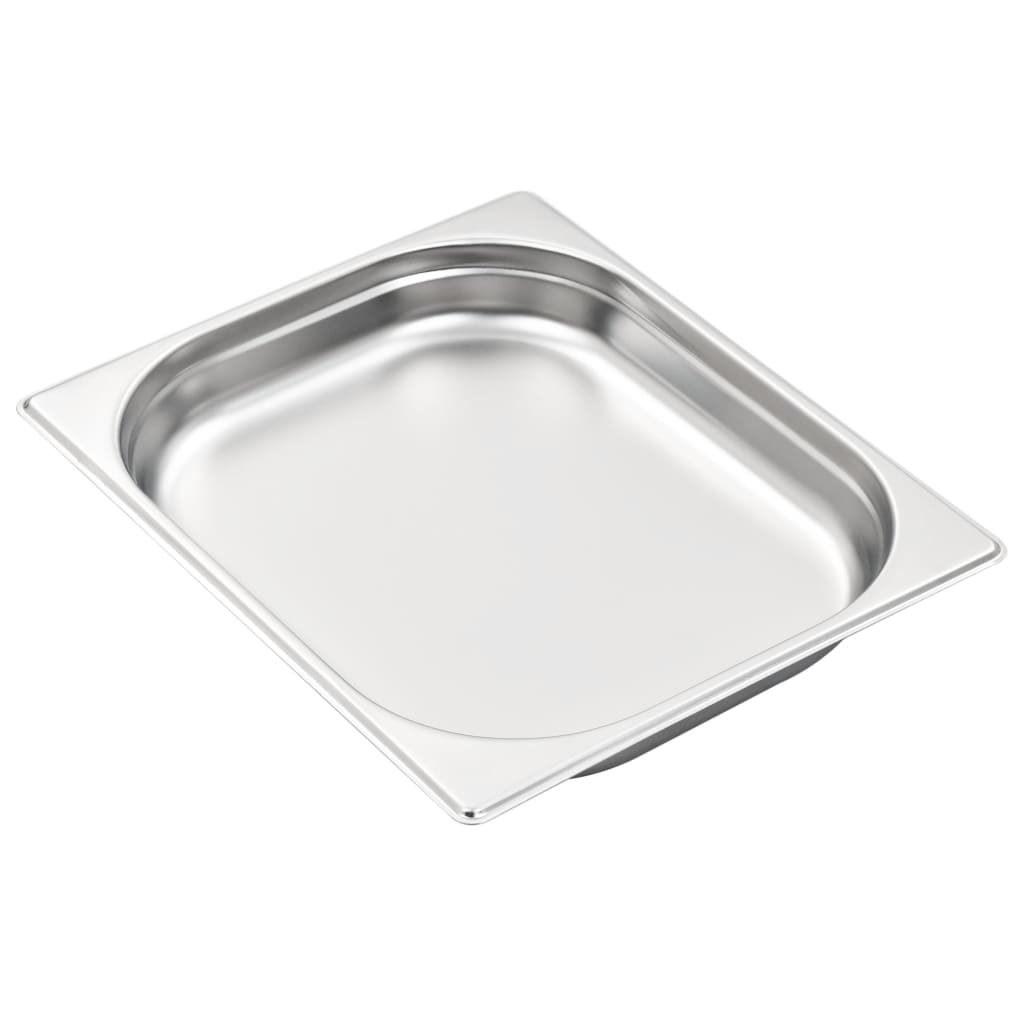 Gastronormbakken 8 st GN 1/2 40 mm roestvrij staal