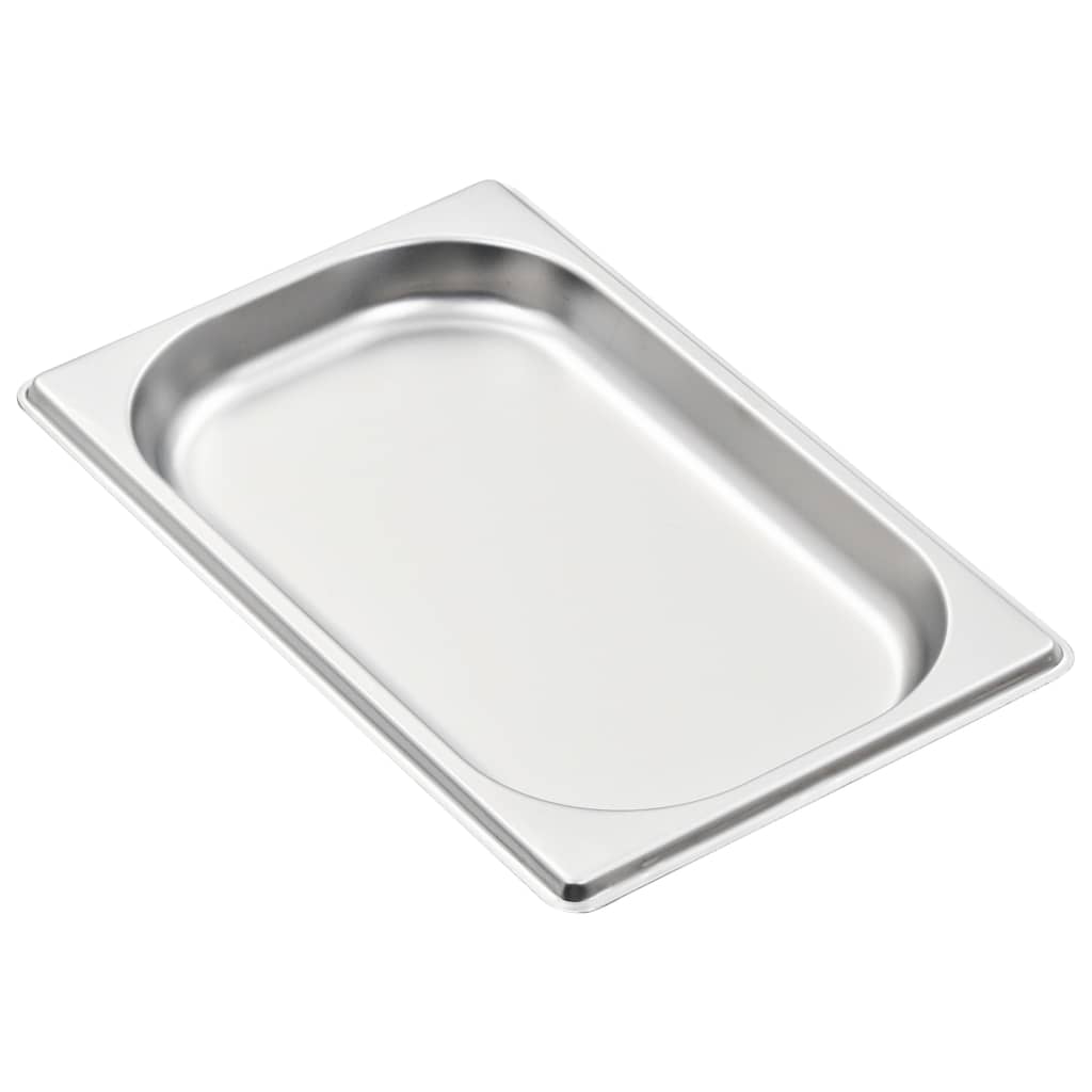 Gastronormbakken 12 st GN 1/4 20 mm roestvrij staal