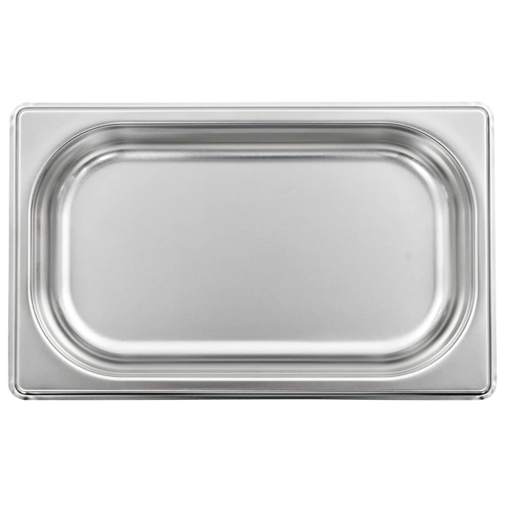 Gastronormbakken 12 st GN 1/4 40 mm roestvrij staal