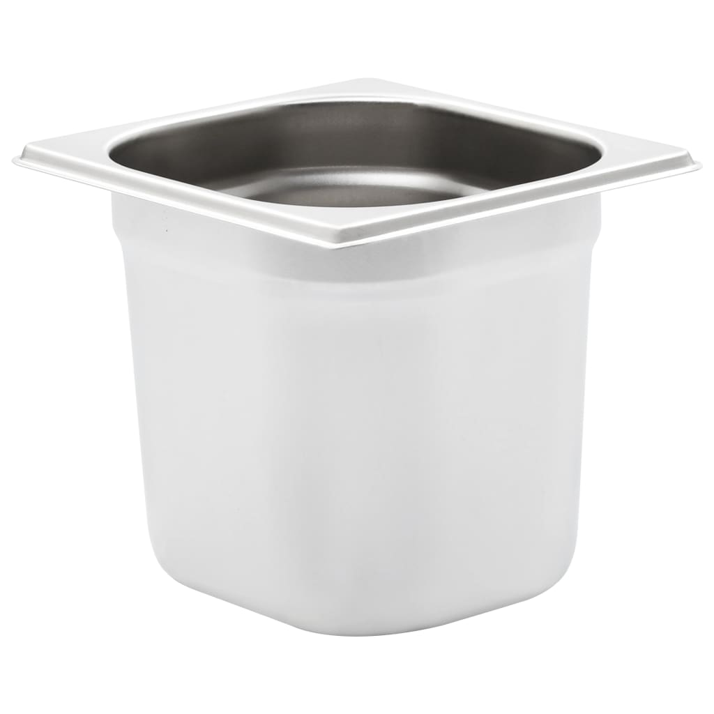 Gastronormbakken 8 st GN 1/6 150 mm roestvrij staal