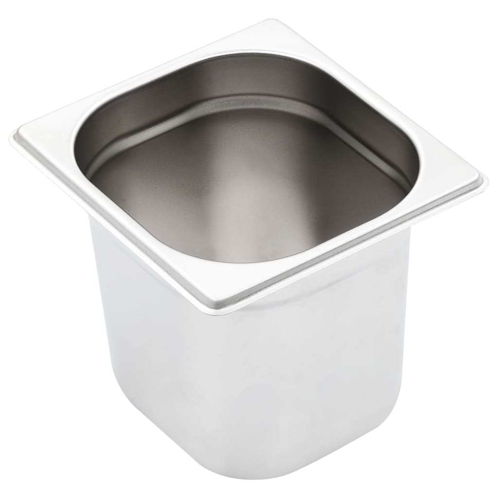 Gastronormbakken 8 st GN 1/6 150 mm roestvrij staal