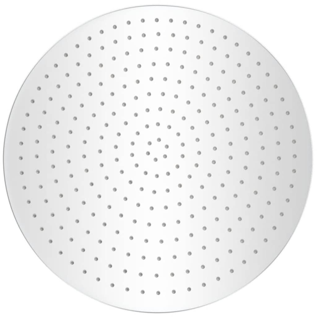 Regendouchekop 2 st rond 50 cm roestvrij staal
