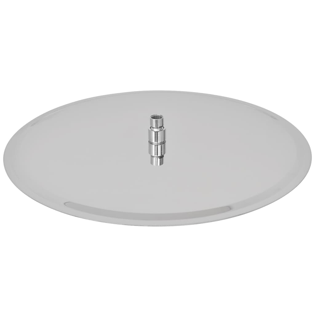 Regendouchekop 2 st rond 50 cm roestvrij staal