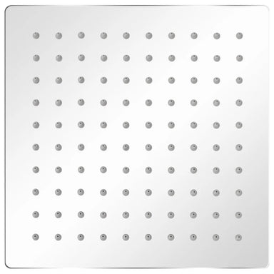 Regendouchekoppen 2 st 20x20 cm roestvrij staal