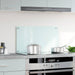 Spatscherm keuken 70x40 cm gehard glas melkwit
