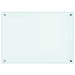 Spatscherm keuken 70x50 cm gehard glas melkwit