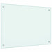 Spatscherm keuken 70x50 cm gehard glas melkwit