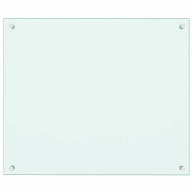 Spatscherm keuken 70x60 cm gehard glas melkwit