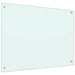 Spatscherm keuken 80x60 cm gehard glas melkwit