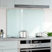 Spatscherm keuken 90x60 cm gehard glas melkwit