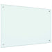 Spatscherm keuken 90x60 cm gehard glas melkwit