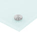 Spatscherm keuken 100x40 cm gehard glas melkwit