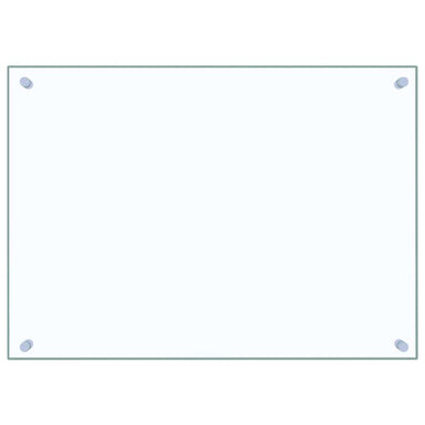 Spatscherm keuken 70x50 cm gehard glas transparant