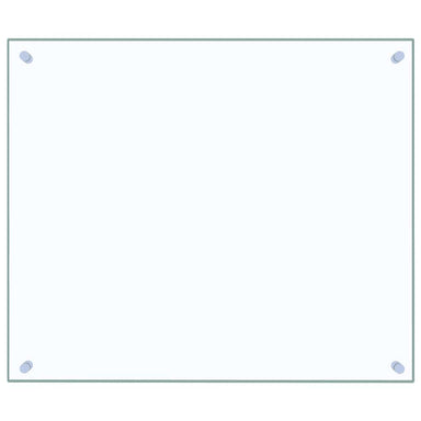 Spatscherm keuken 70x60 cm gehard glas transparant