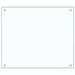 Spatscherm keuken 70x60 cm gehard glas transparant