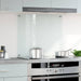 Spatscherm keuken 70x60 cm gehard glas transparant