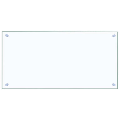 Spatscherm keuken 80x40 cm gehard glas transparant