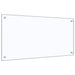 Spatscherm keuken 80x40 cm gehard glas transparant