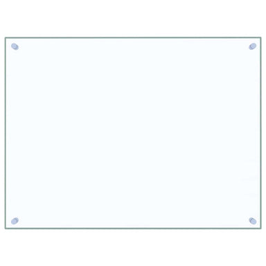 Spatscherm keuken 80x60 cm gehard glas transparant
