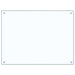 Spatscherm keuken 80x60 cm gehard glas transparant