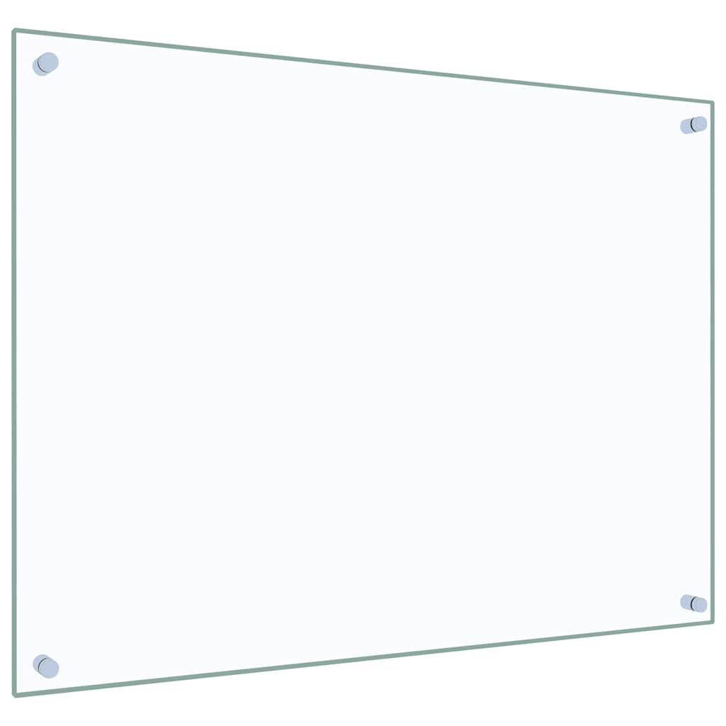 Spatscherm keuken 80x60 cm gehard glas transparant