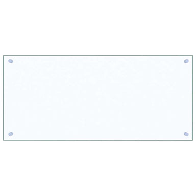 Spatscherm keuken 90x40 cm gehard glas transparant