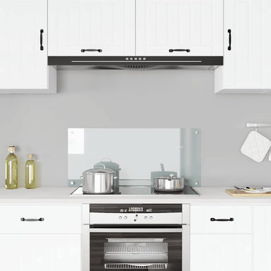 Spatscherm keuken 90x40 cm gehard glas transparant