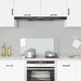 Spatscherm keuken 90x40 cm gehard glas transparant