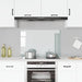 Spatscherm keuken 90x60 cm gehard glas transparant