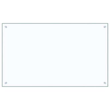 Spatscherm keuken 100x60 cm gehard glas transparant
