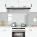 Spatscherm keuken 100x60 cm gehard glas transparant