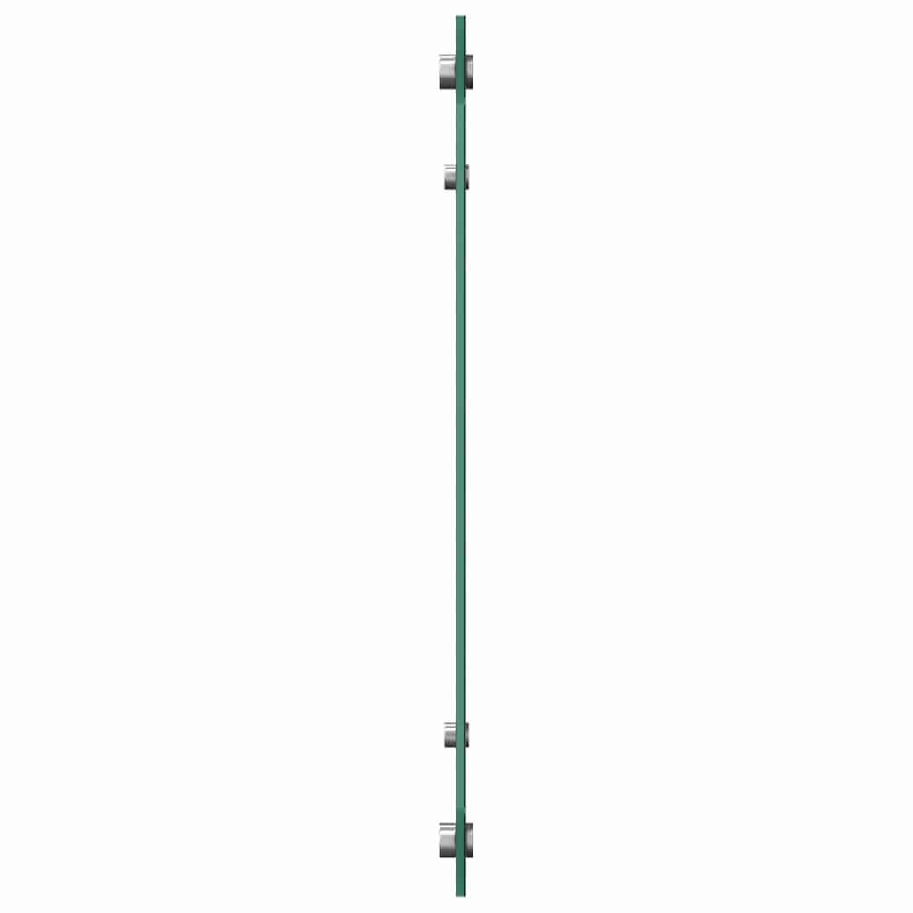 Spatscherm keuken 80x40 cm gehard glas zwart