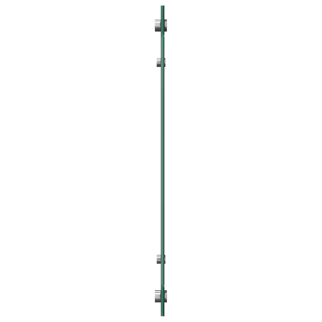 Spatscherm keuken 100x40 cm gehard glas zwart