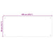 Spatscherm keuken 100x40 cm gehard glas zwart