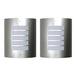 Buitenlamp RVS Falerna 2 st