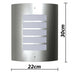 Buitenlamp RVS Falerna 2 st