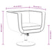 Barstoelen 2 st kunstleer wit