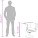 Barstoelen 2 st kunstleer wit