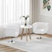 Barstoelen 2 st kunstleer wit