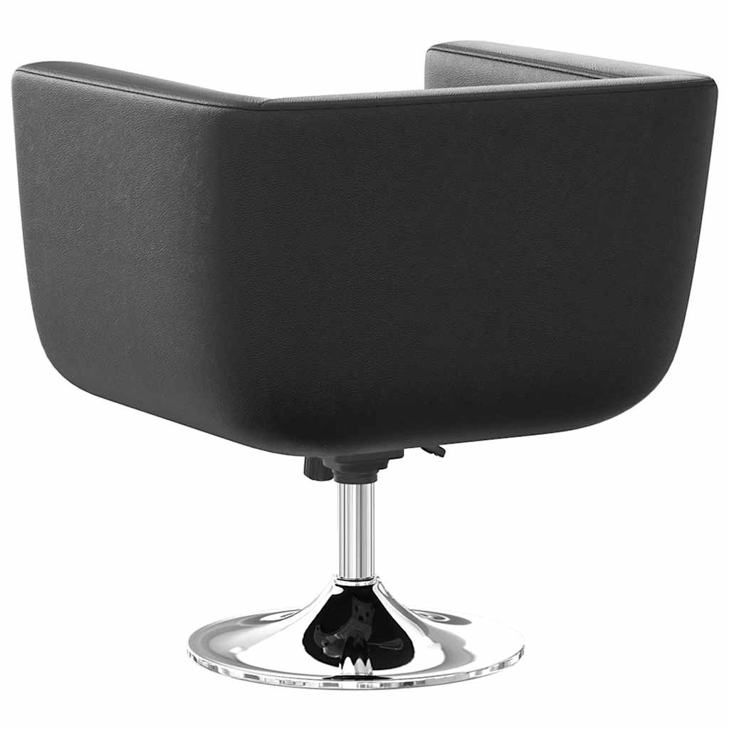 Barstoelen 2 st kunstleer zwart