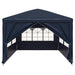 Partytent 3x6 m blauw