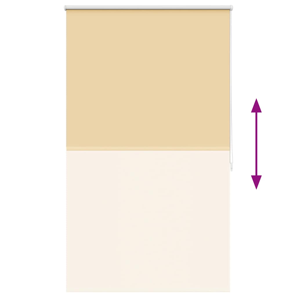 Rolgordijn verduisterend 84,4 x 175 cm stofbreedte 80 cm beige