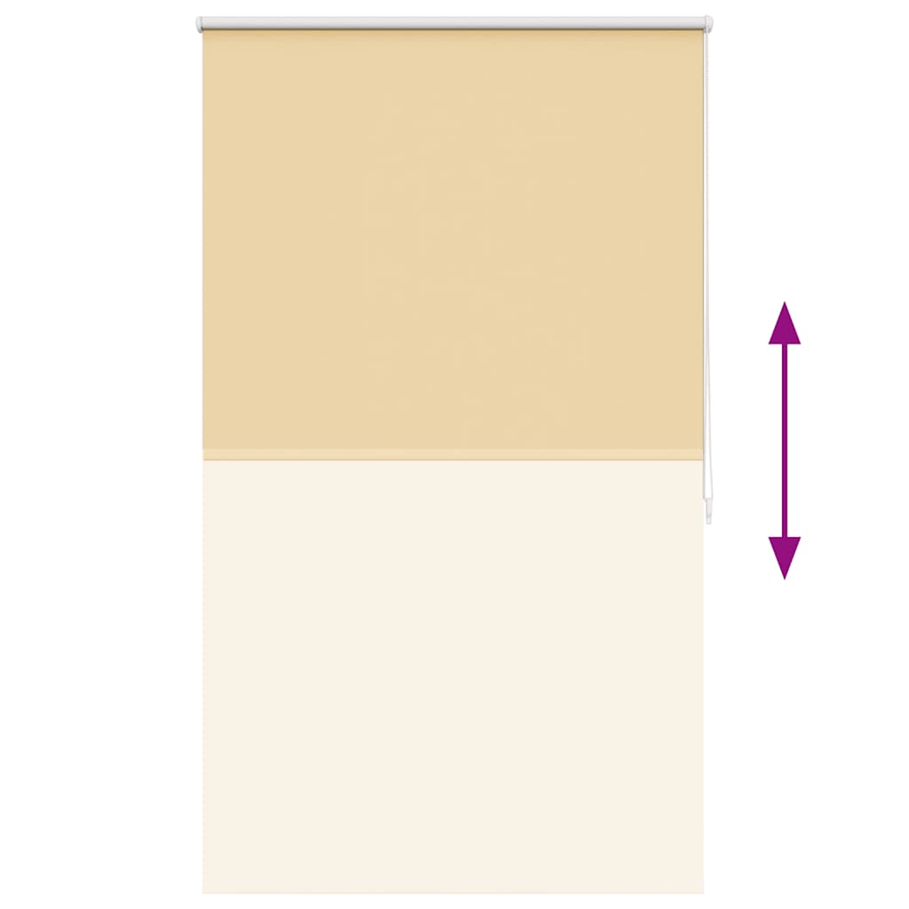 Rolgordijn verduisterend 124,4 x 175 cm stofbreedte 120 cm beige