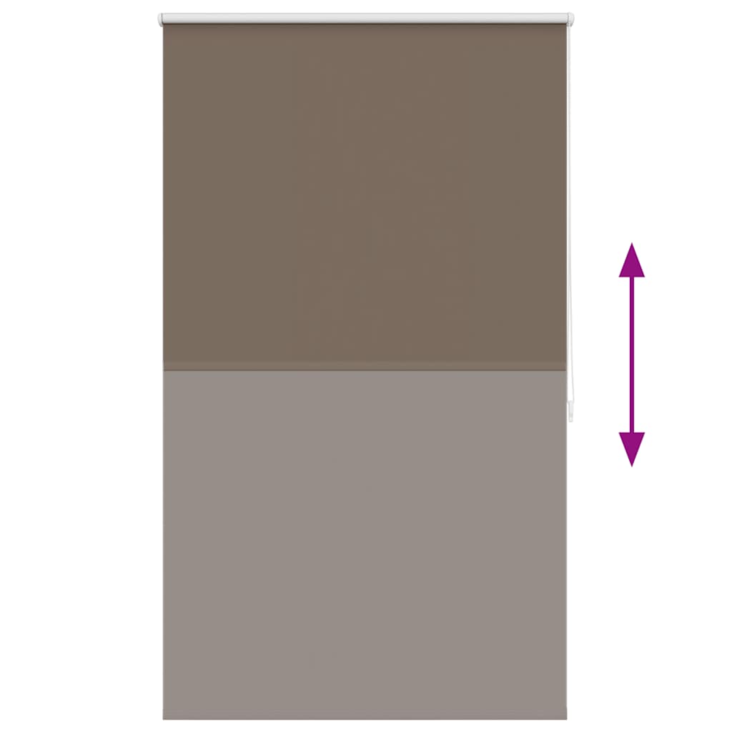 Rolgordijn verduisterend 124,4 x 175 cm stofbreedte 120 cm koffiebruin