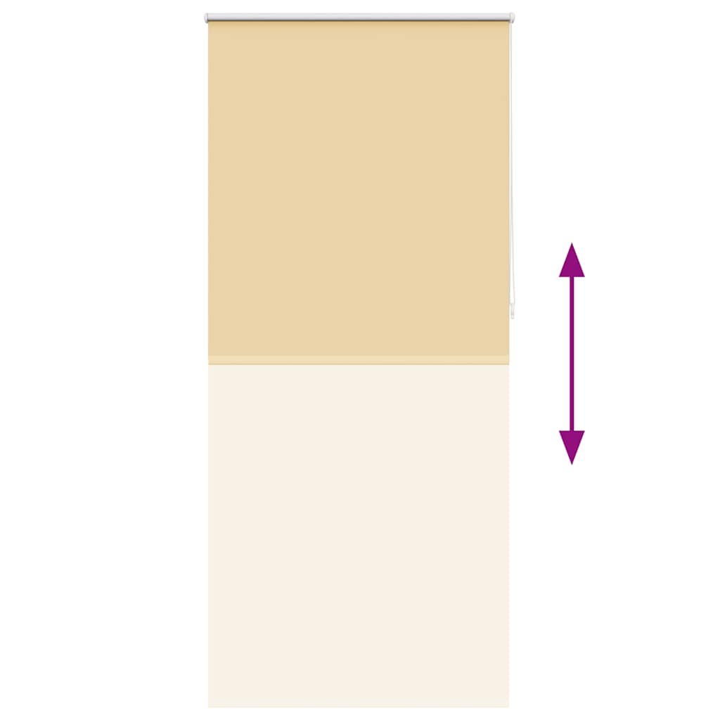 Rolgordijn verduisterend 84,4 x 230 cm stofbreedte 80 cm beige