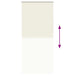 Rolgordijn verduisterend 104,4 x 230 cm stofbreedte 100 cm gebroken wit