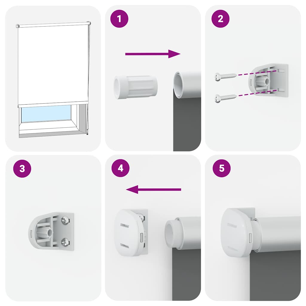 Rolgordijn verduisterend 104,4 x 230 cm stofbreedte 100 cm rood