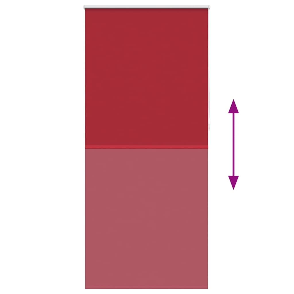 Rolgordijn verduisterend 104,4 x 230 cm stofbreedte 100 cm rood